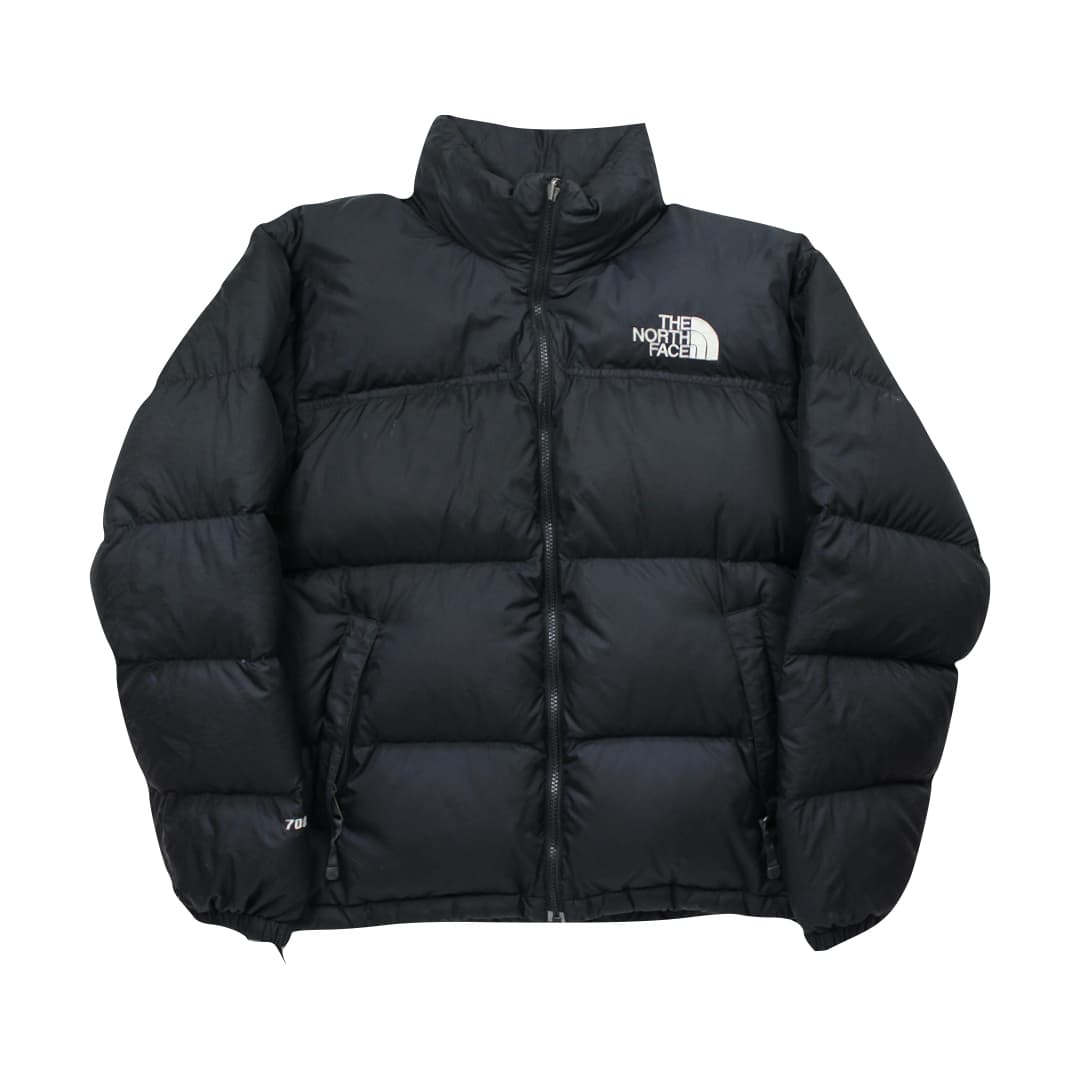The North Face Matte Black Puffer Jacket