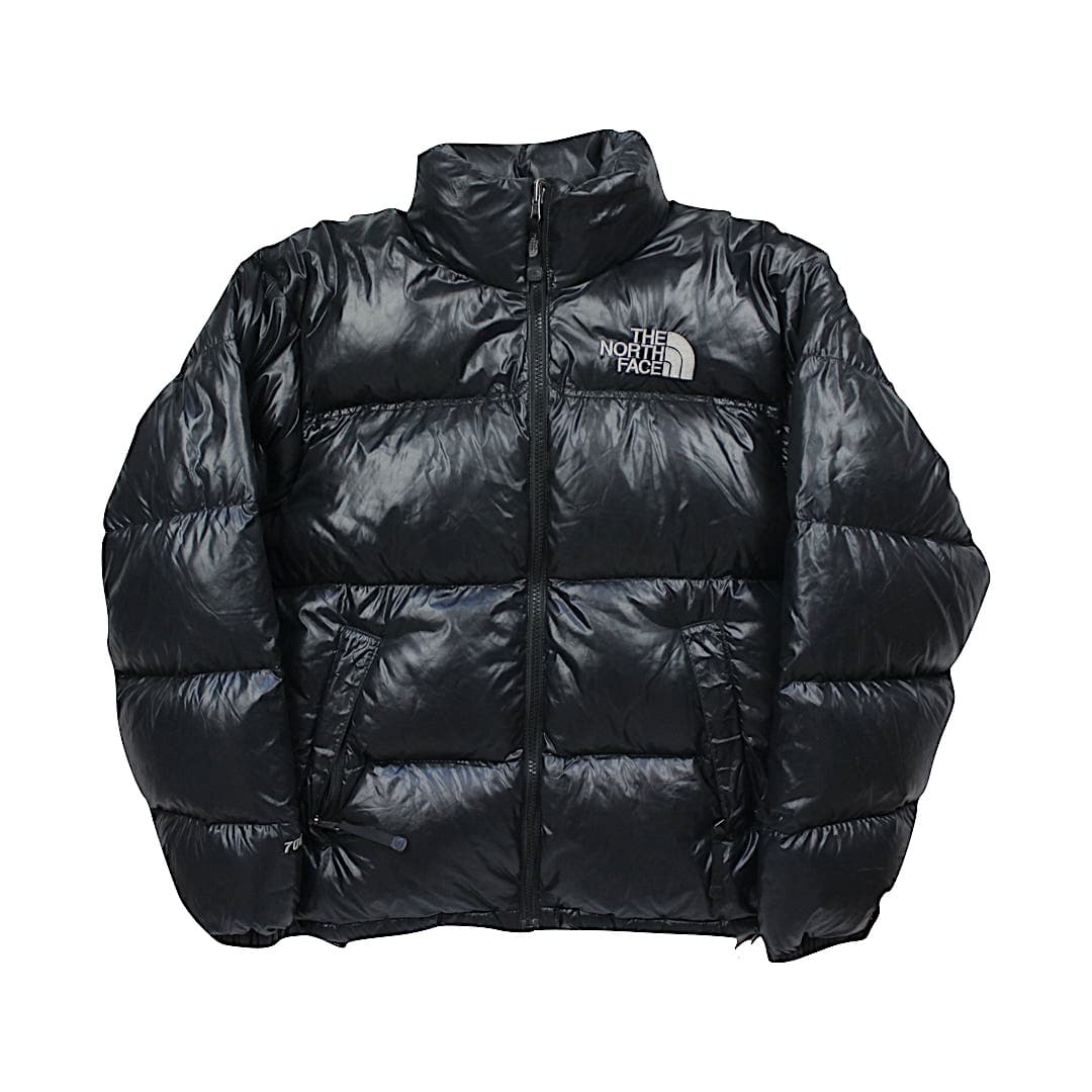 The North Face Shiny Black Puffer Jacket