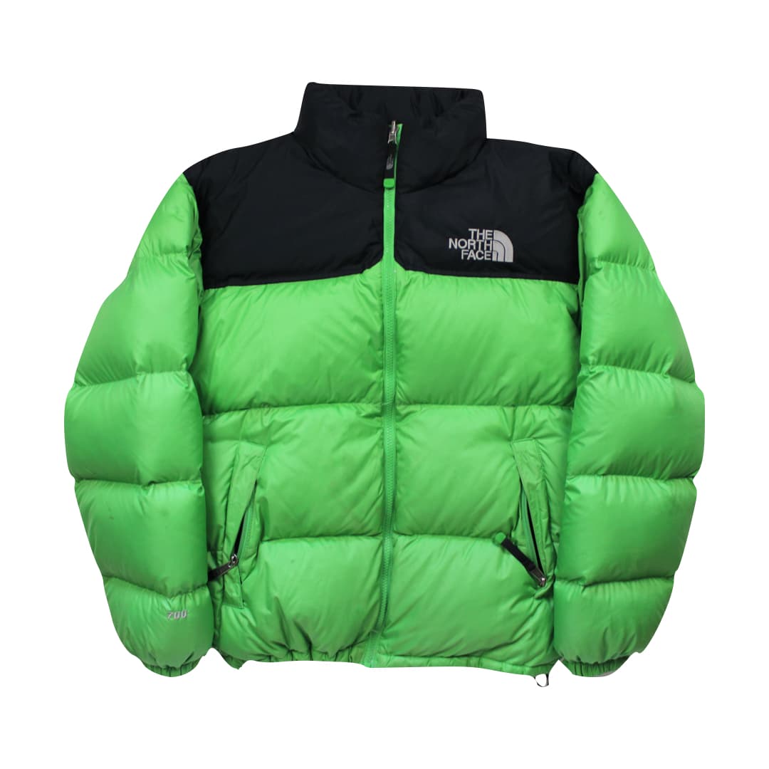The North Face Lime Green Puffer Jacket