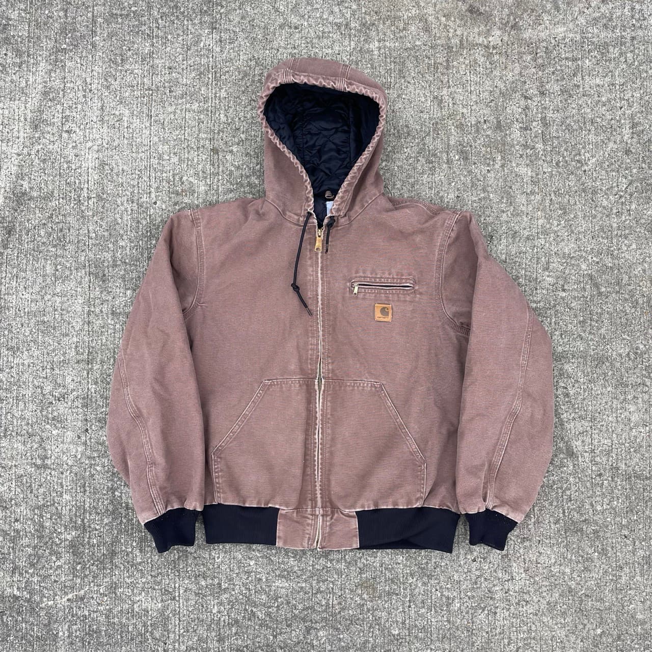 Vintage Carhartt Brown Hooded Jacket