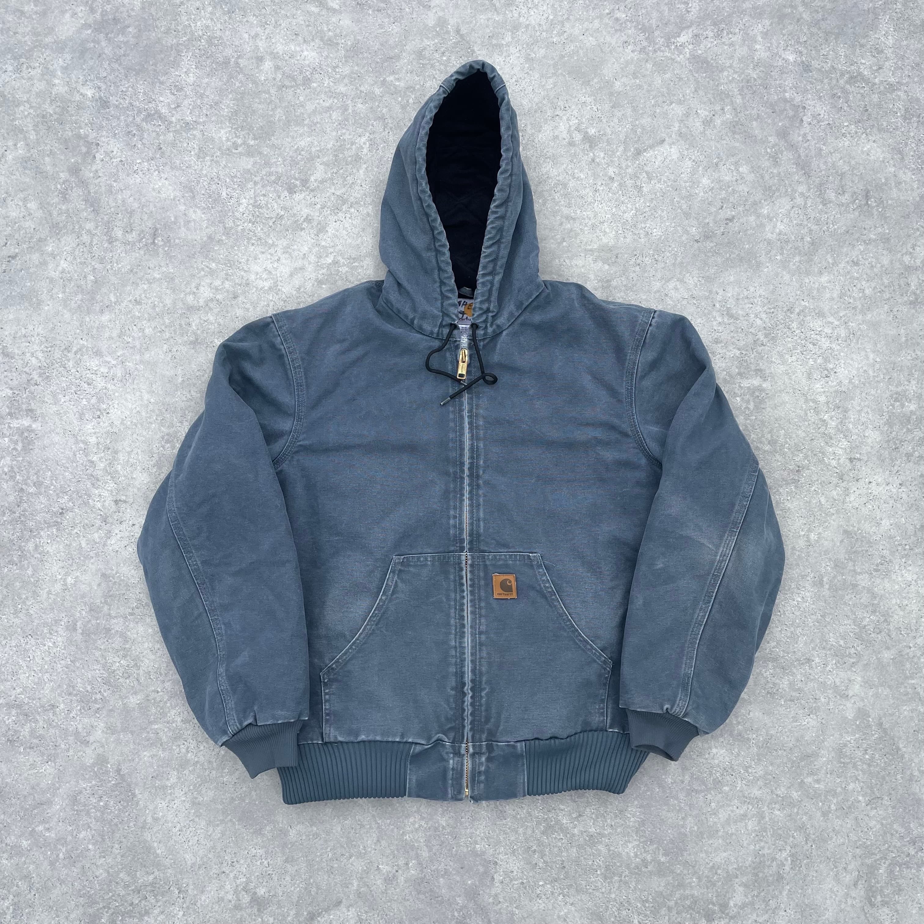 Vintage Carhartt Grey Hooded Jacket