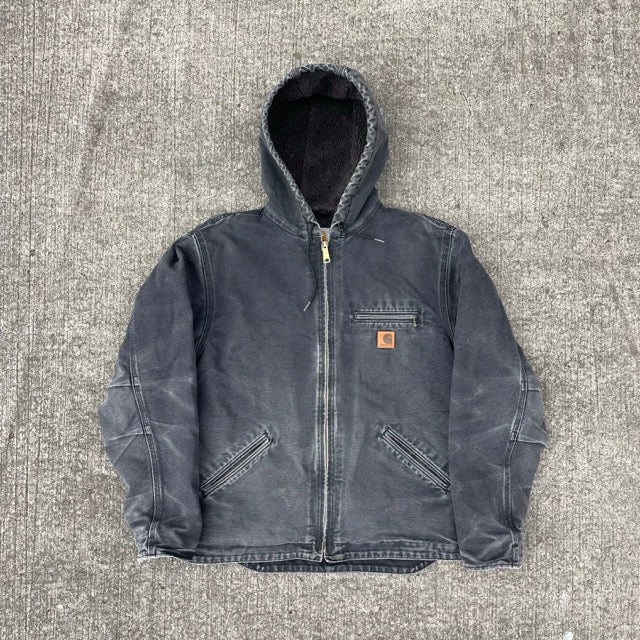 Vintage Carhartt Black Hooded Jacket