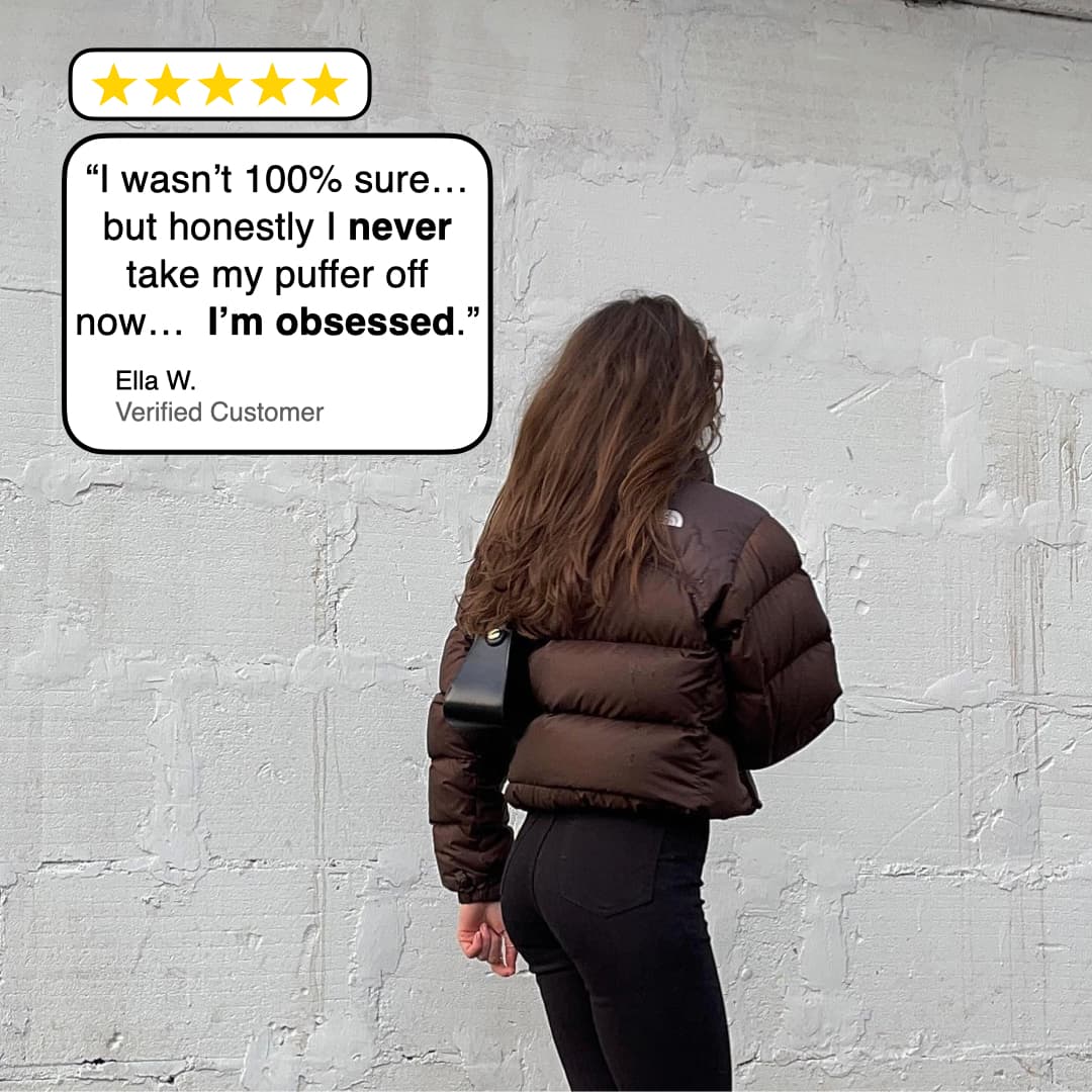 The North Face Brown Puffer Jacket