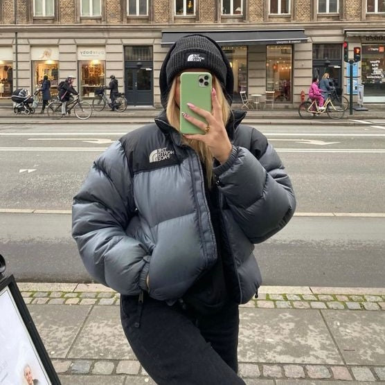 The North Face Grey Puffer Jacket