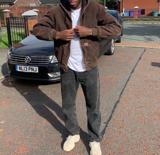 Vintage Carhartt Brown Hooded Jacket
