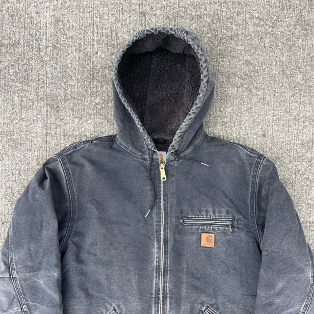 Vintage Carhartt Black Hooded Jacket
