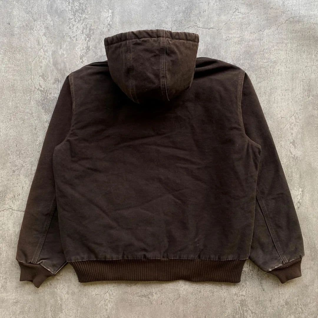 Vintage Carhartt Brown Hooded Jacket