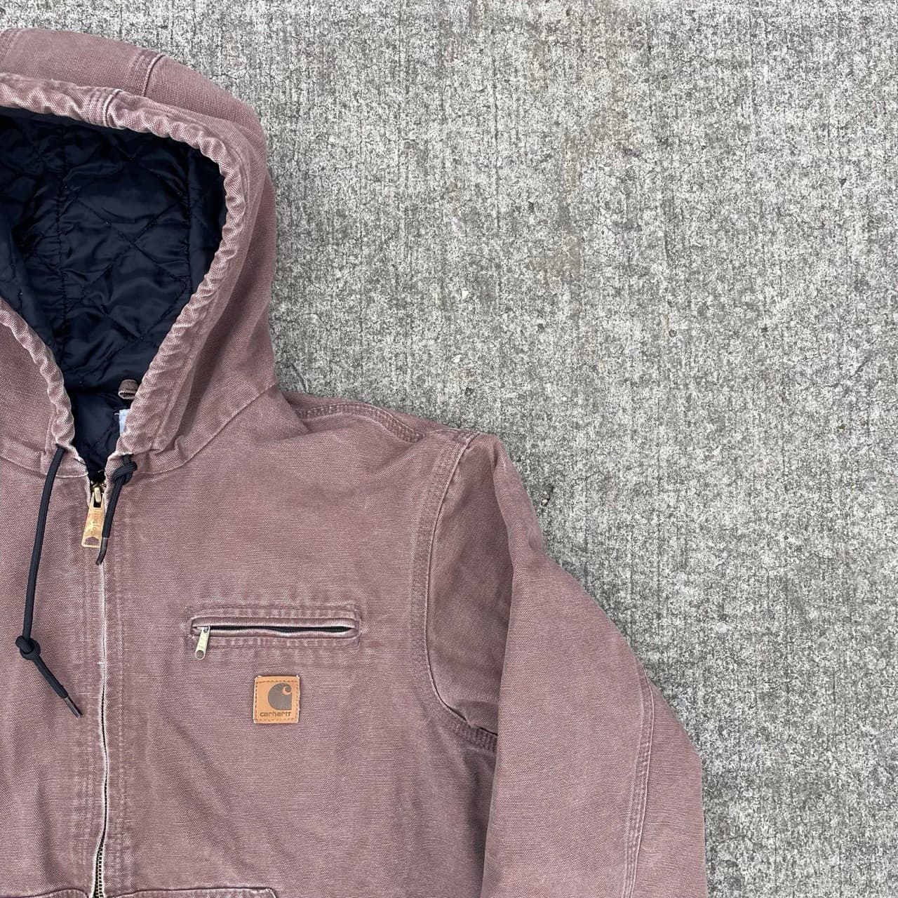 Vintage Carhartt Brown Hooded Jacket