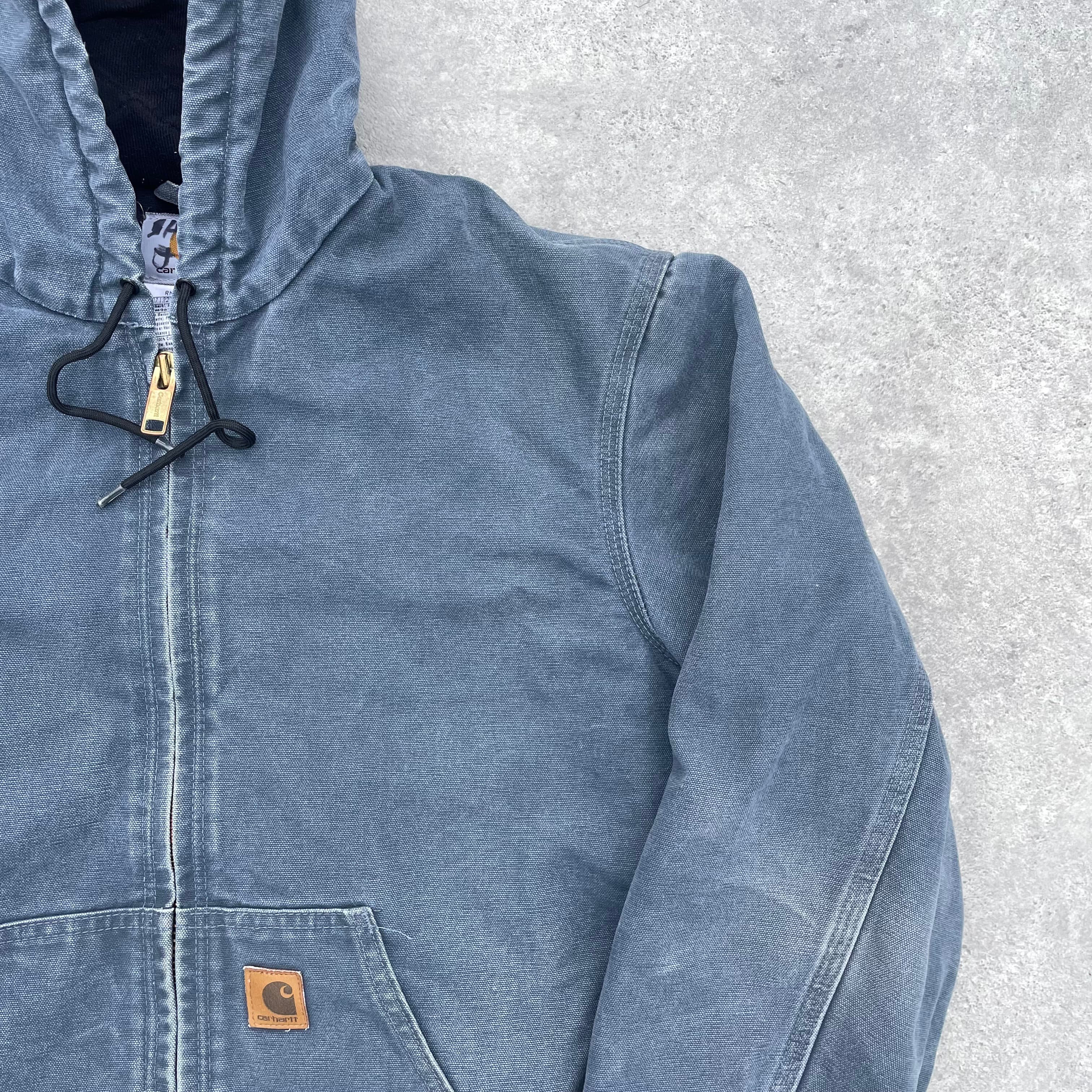 Vintage Carhartt Grey Hooded Jacket