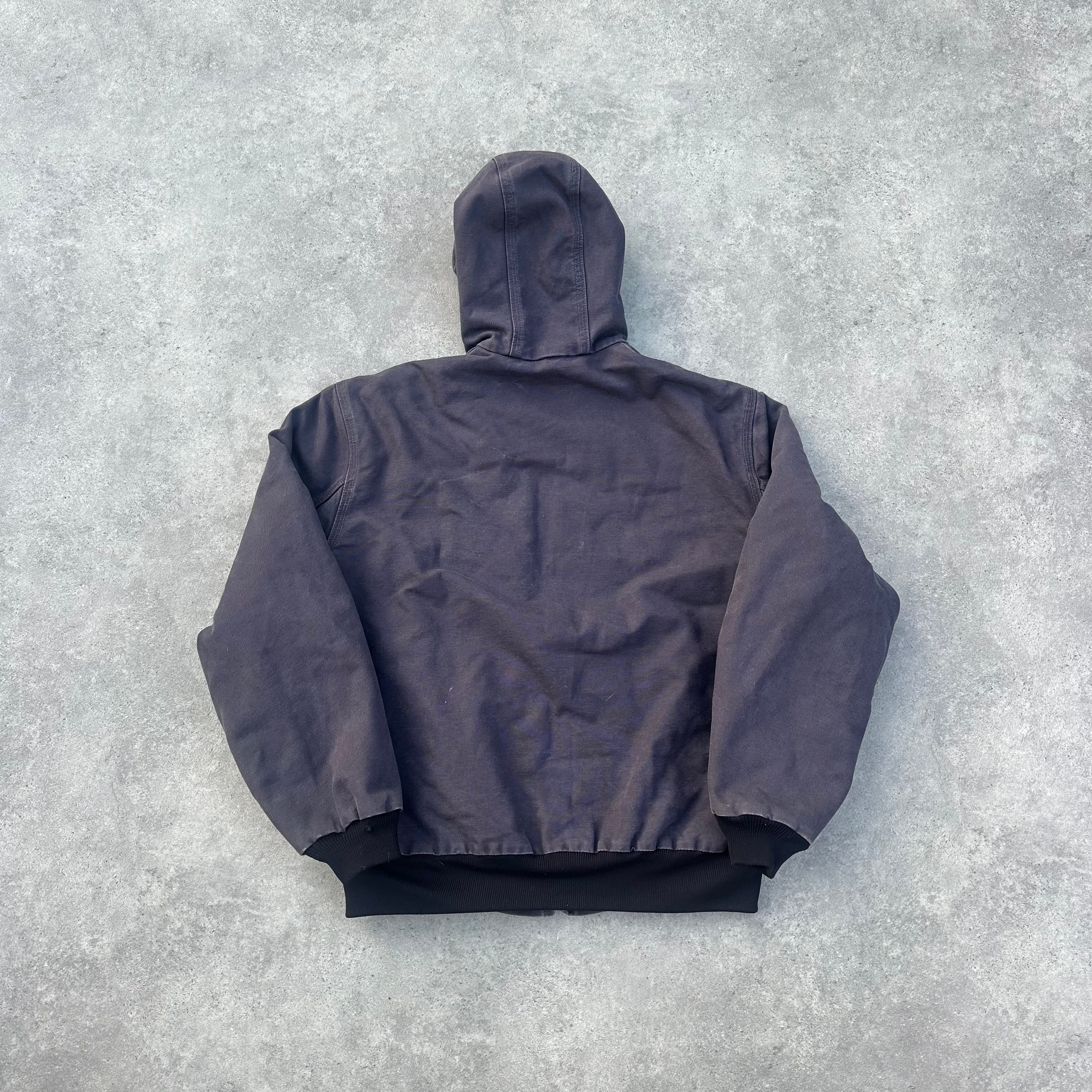 Vintage Carhartt Grey Hooded Jacket
