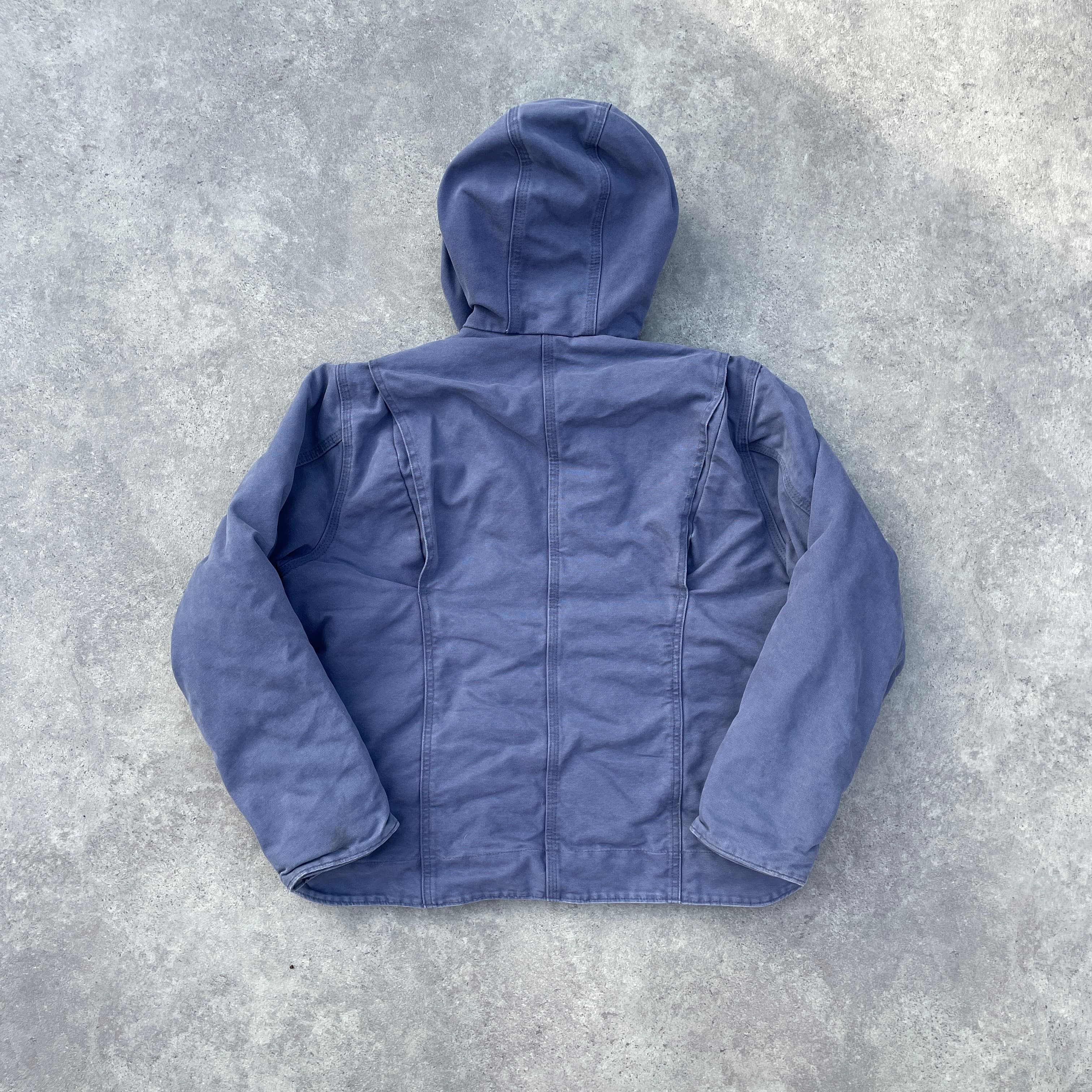 Vintage Carhartt Blue Hooded Jacket