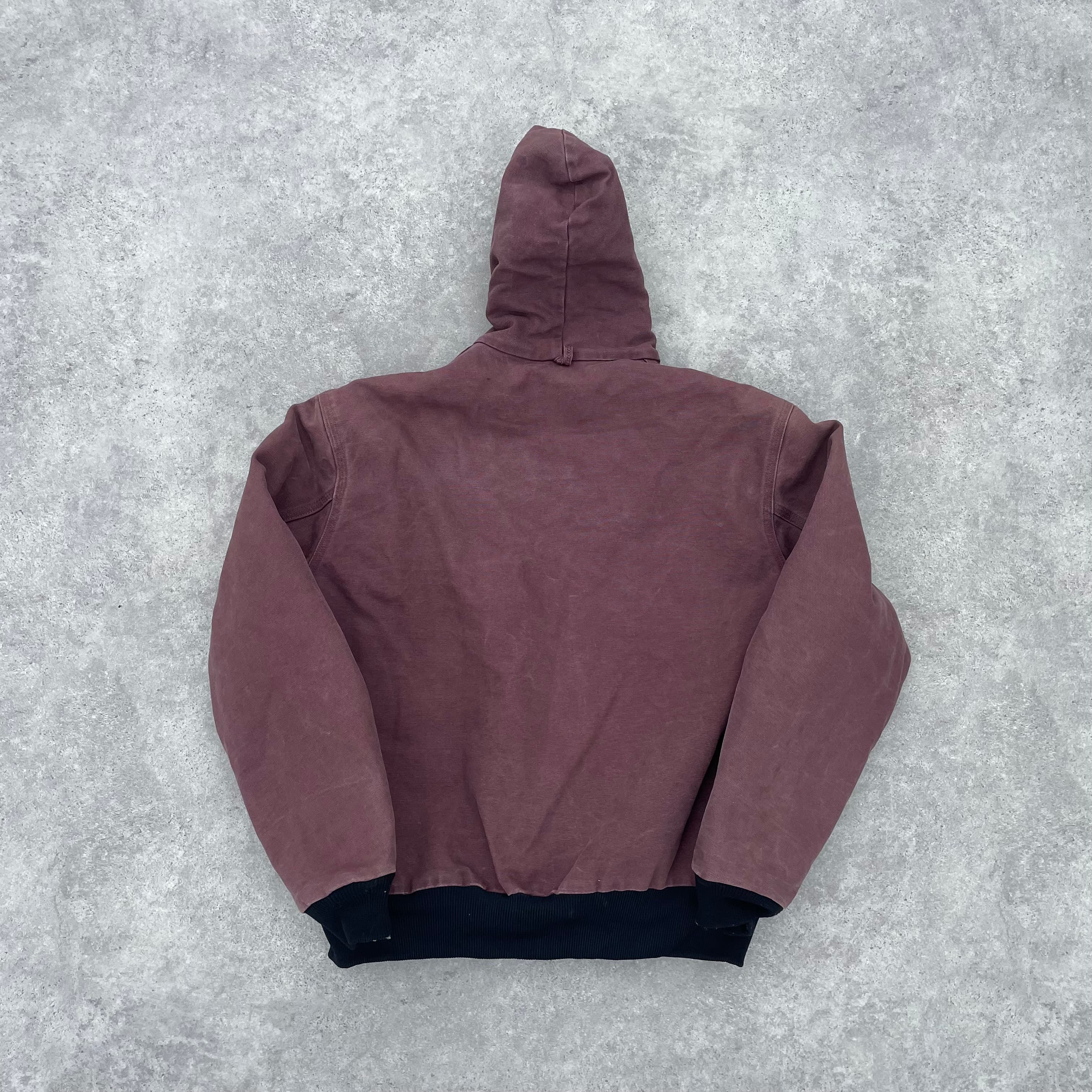 Vintage Carhartt Plum Hooded Jacket