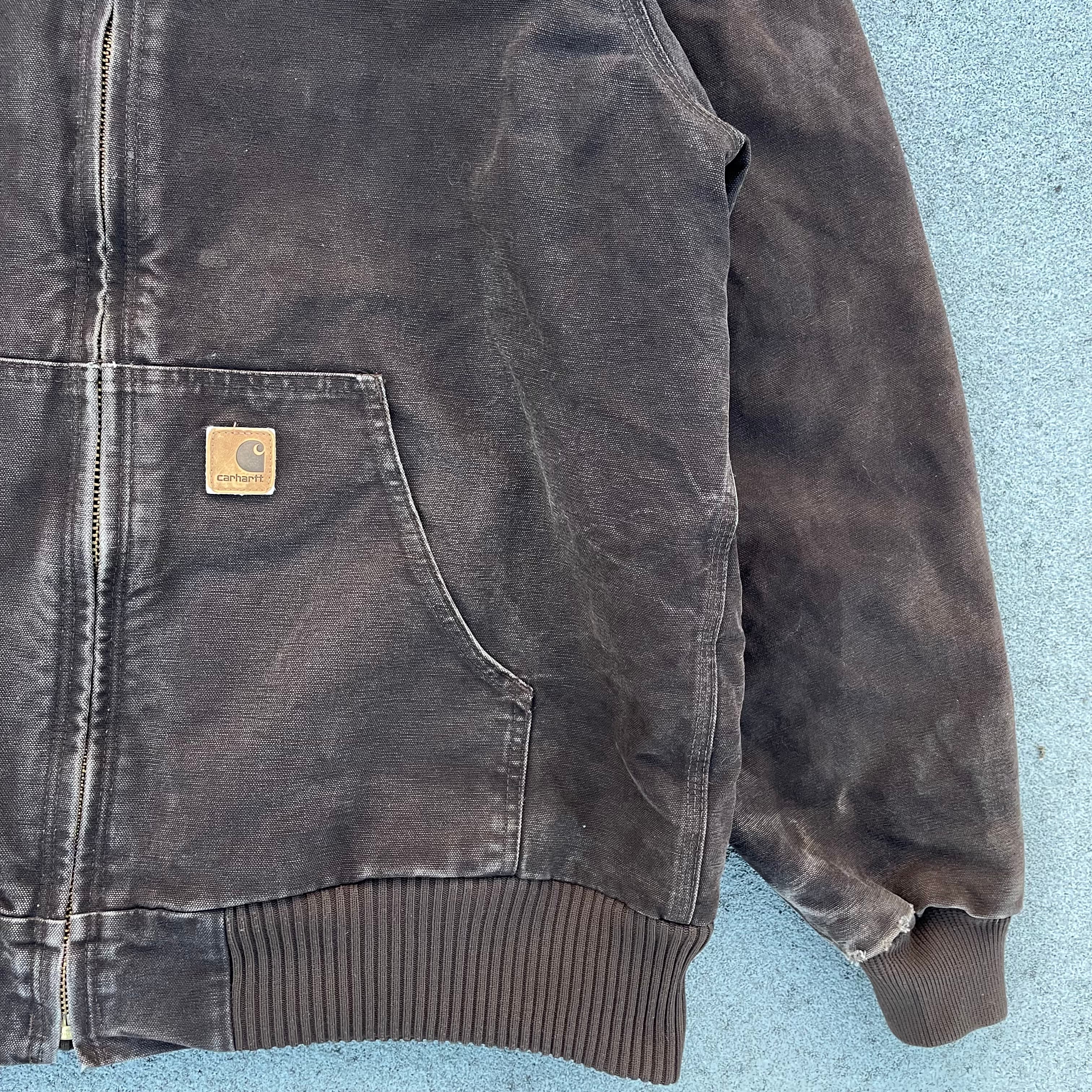 Vintage Carhartt Brown Hooded Jacket