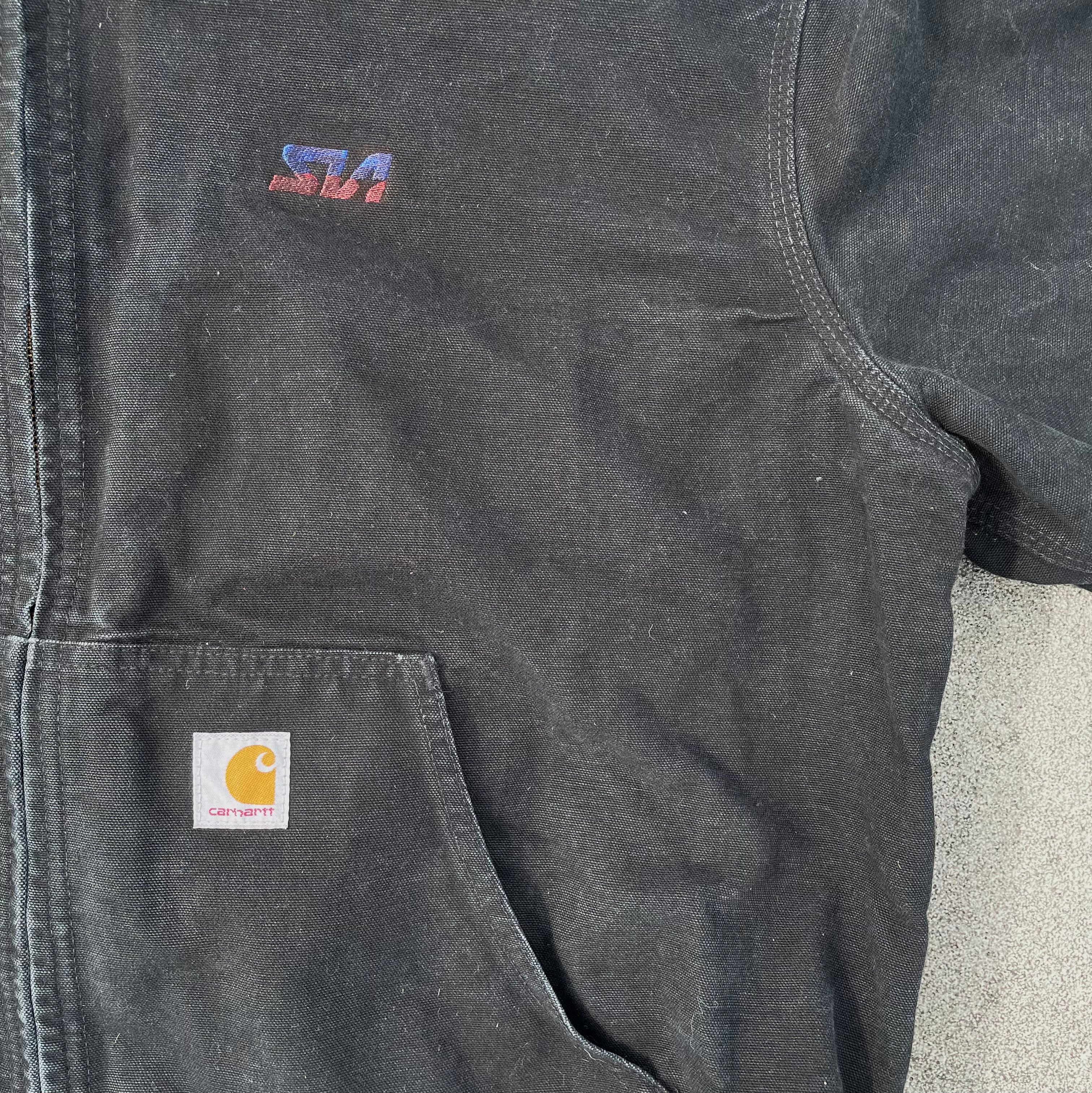 Vintage Carhartt Black Hooded Jacket