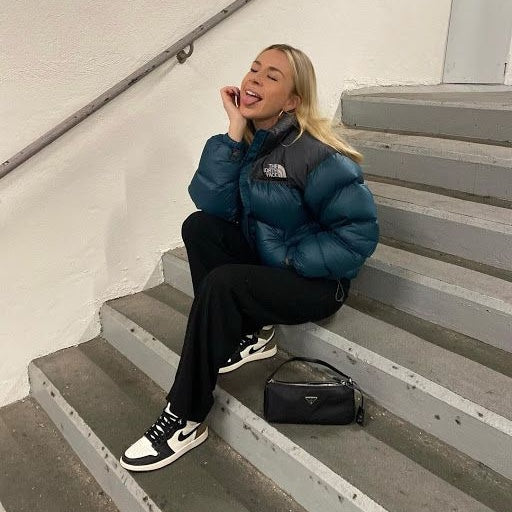 The North Face Teal Green Blue Puffer Jacket