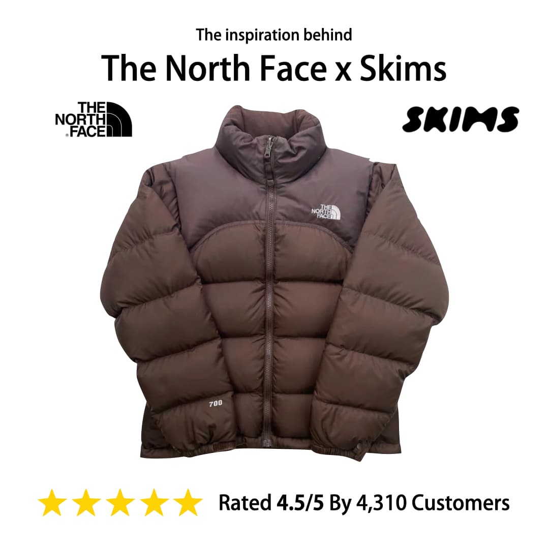 The North Face Brown Puffer Jacket - Main Image