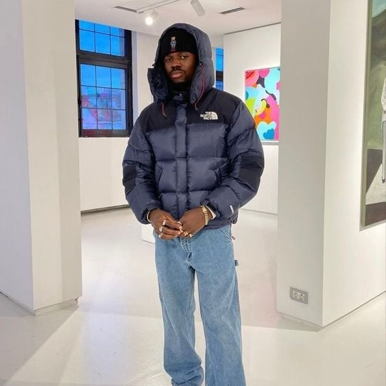 The North Face Navy Blue Baltoro Puffer Jacket