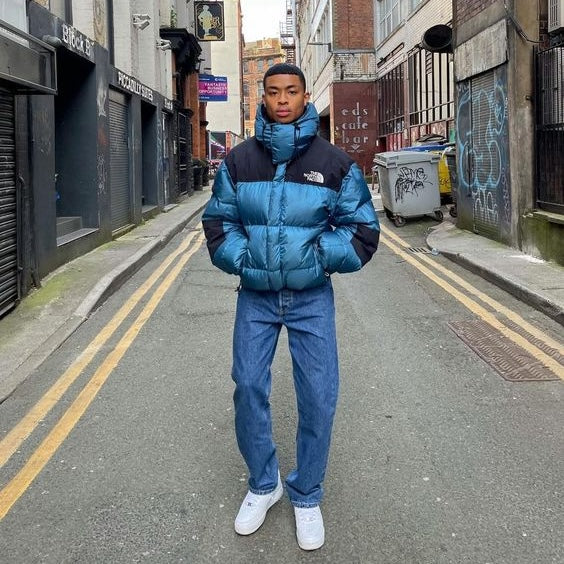 The North Face Teal Blue Baltoro Puffer Jacket