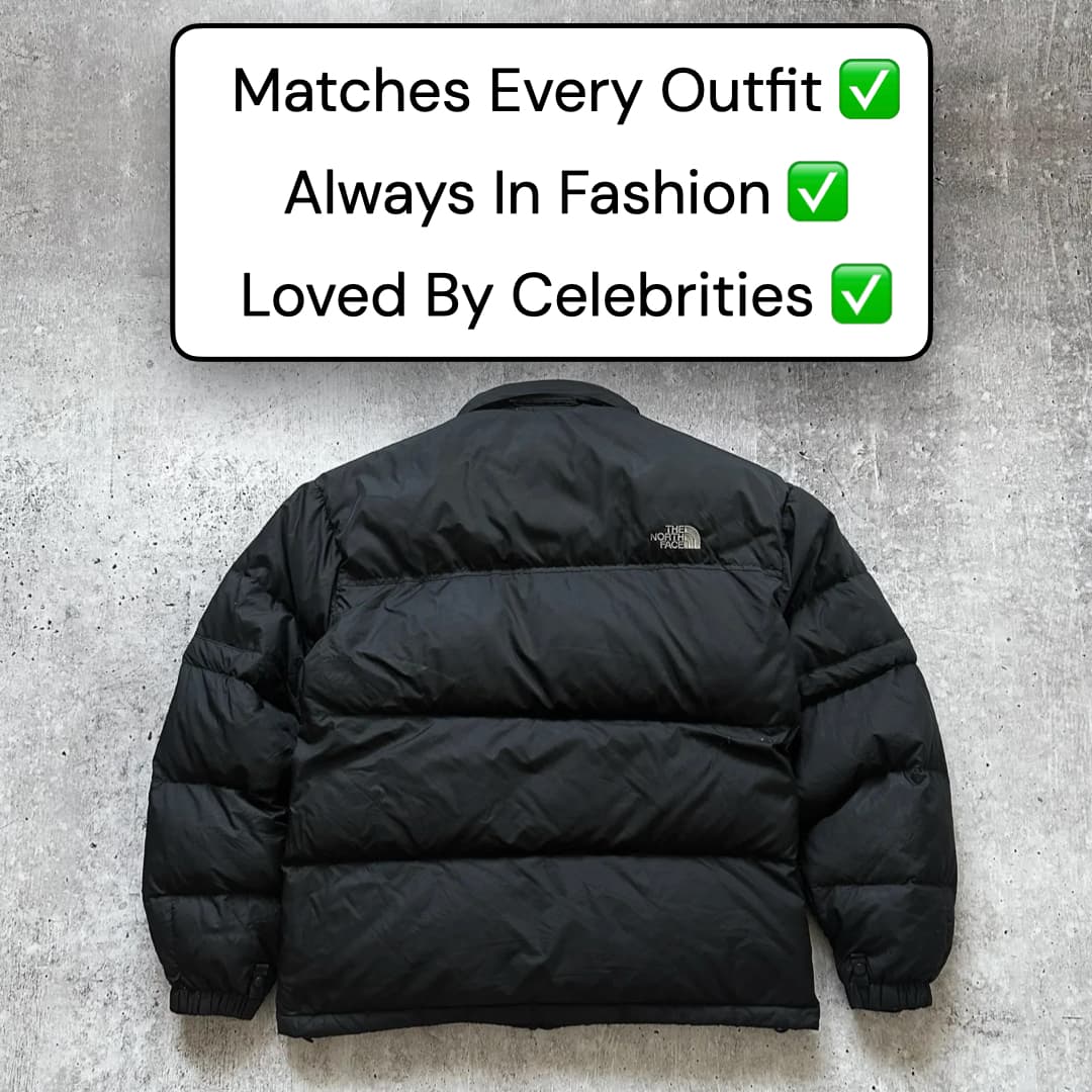 The North Face 1996 Nuptse – Vintage Black Puffer