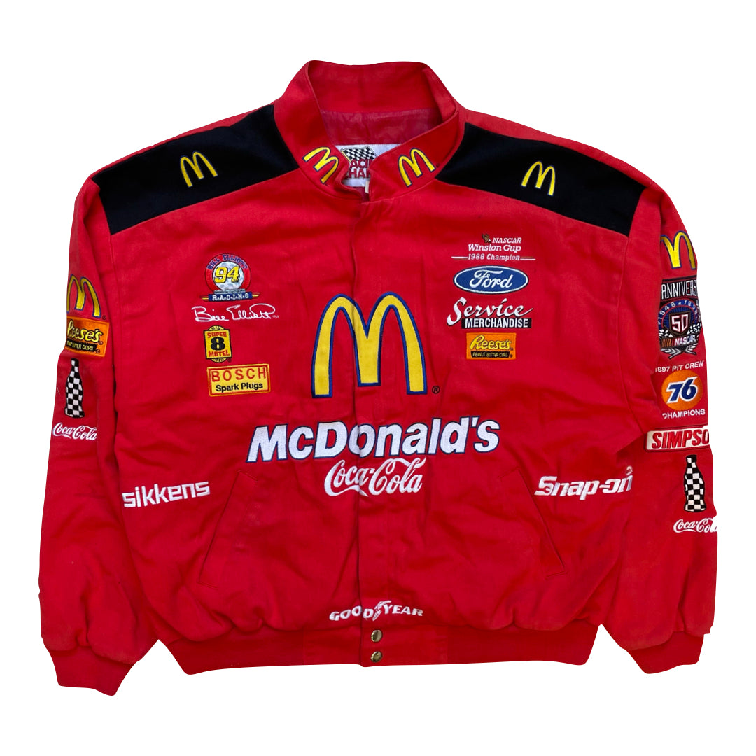 Vintage McDonalds Nascar Racing Jacket We Vintage