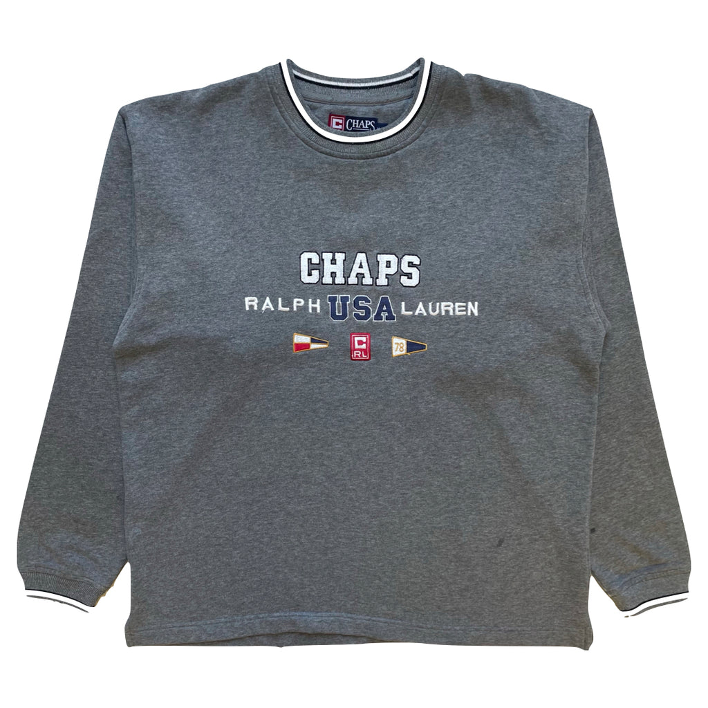 Chaps Ralph Lauren Grey Sweatshirt