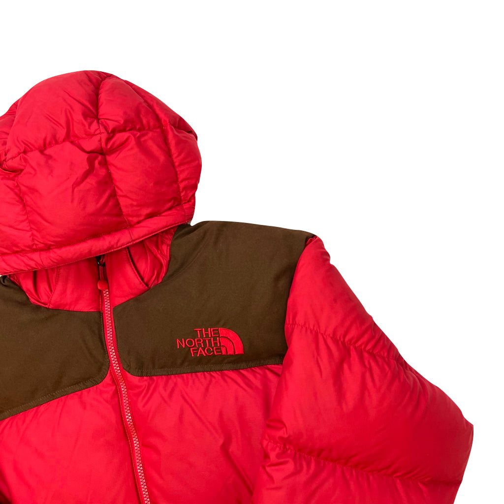 The North Face Red & Brown Baltoro Puffer Jacket