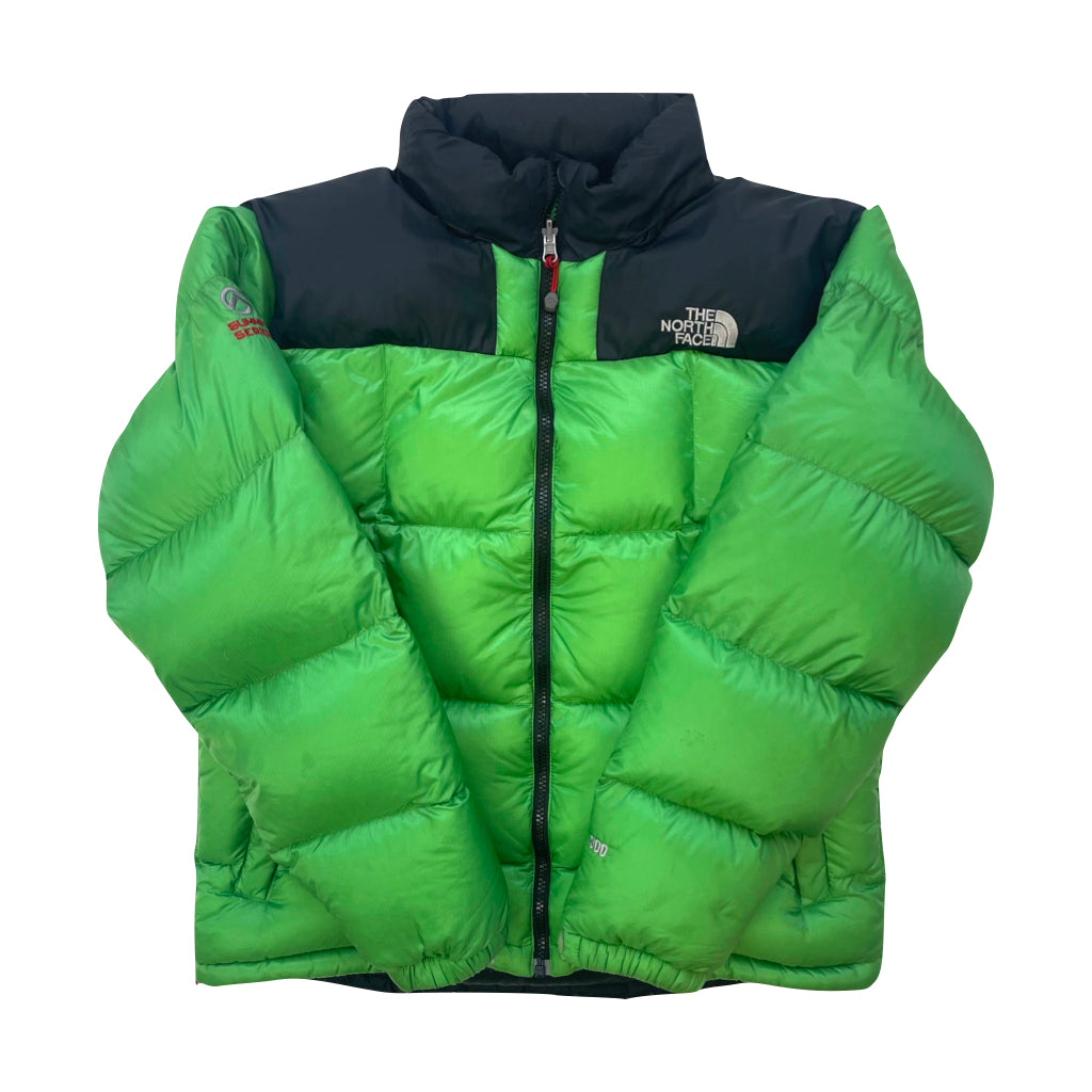 The North Face Bright Green Lhotse Summit Series Puffer Jacket