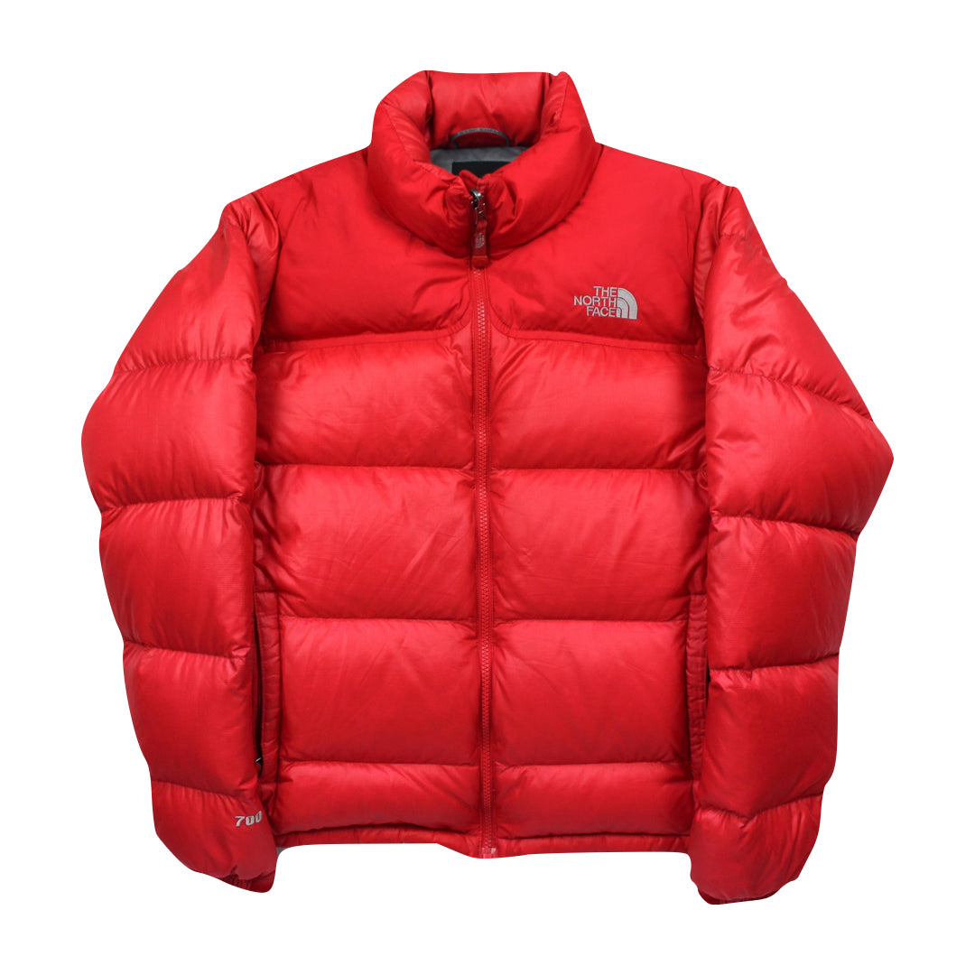 The North Face Women's Red Down Puffer 2024 Winter Jacket Size M