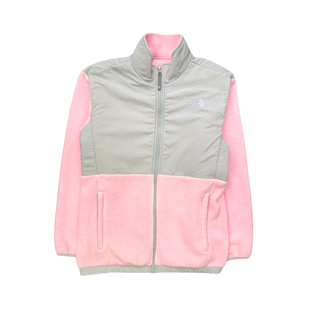 Light pink north face fleece hotsell