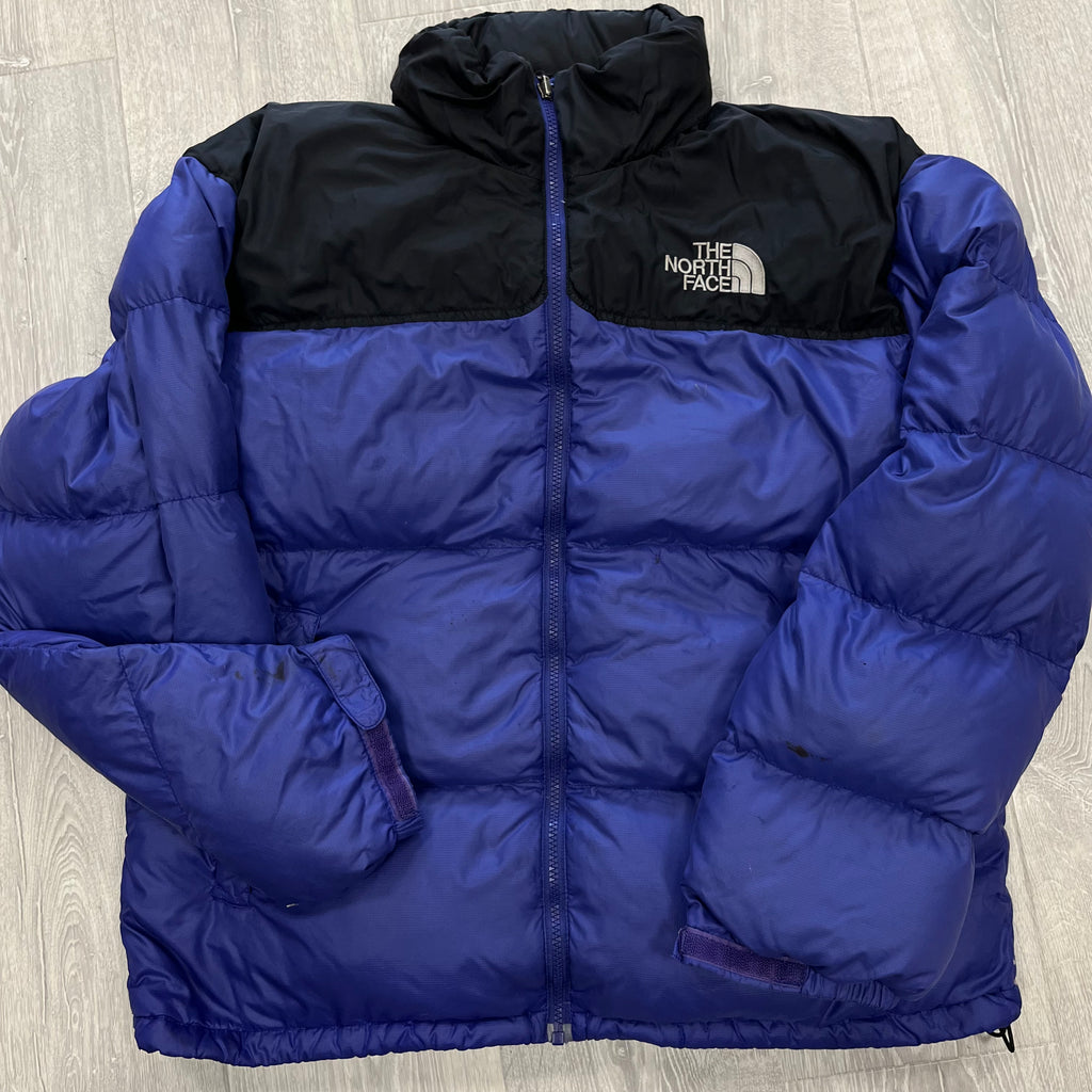 The North Face Light Purple Puffer Jacket WITH STAIN & REPAIR