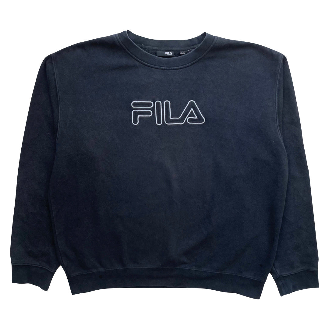 Fila Black Sweatshirt We Vintage