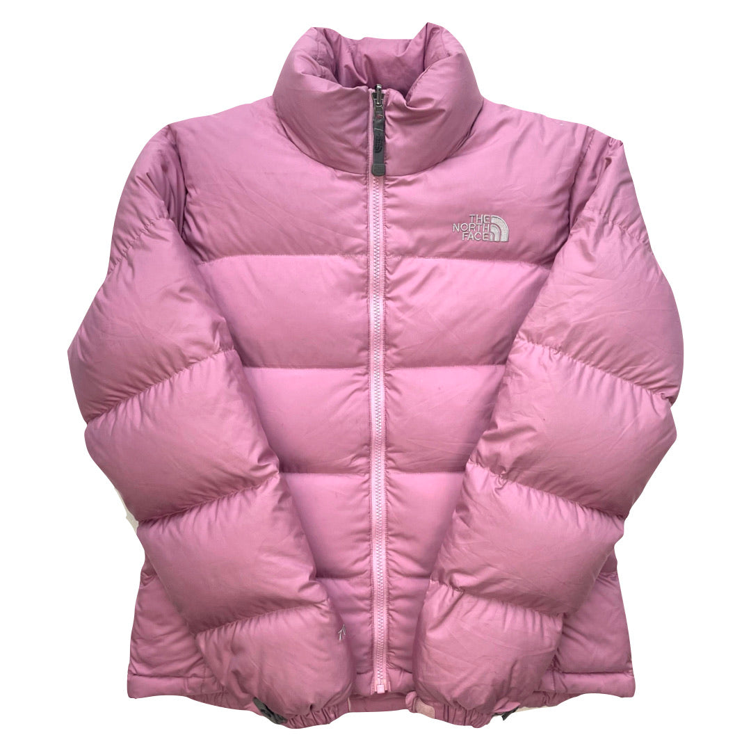 The North Face Womens Baby Pink Puffer Jacket We Vintage