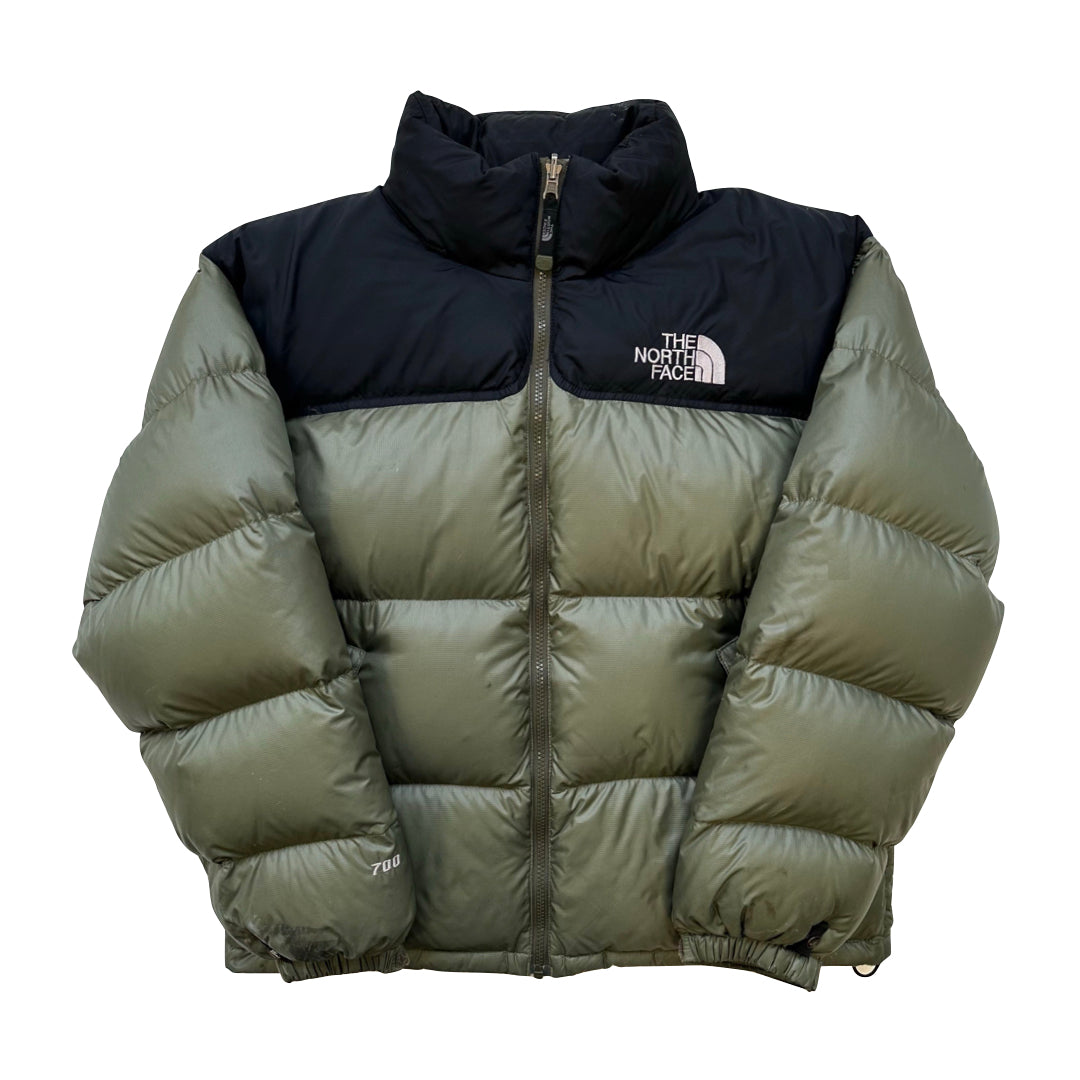 The North Face Khaki Green Puffer Jacket