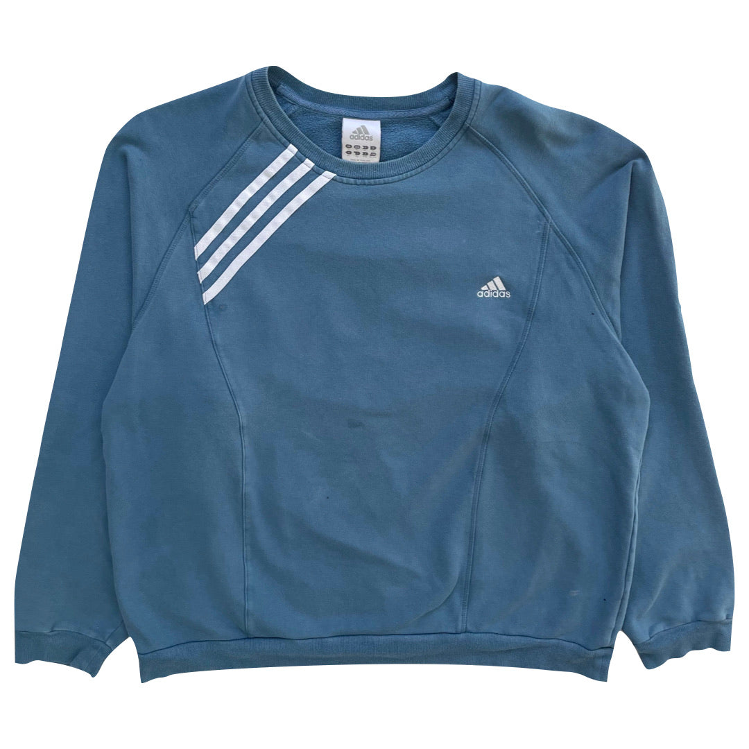 Adidas best sale blue pullover