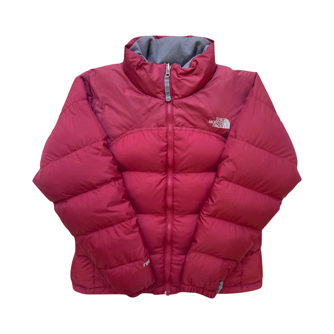 The North Face Women's Matte Red Puffer Jacket