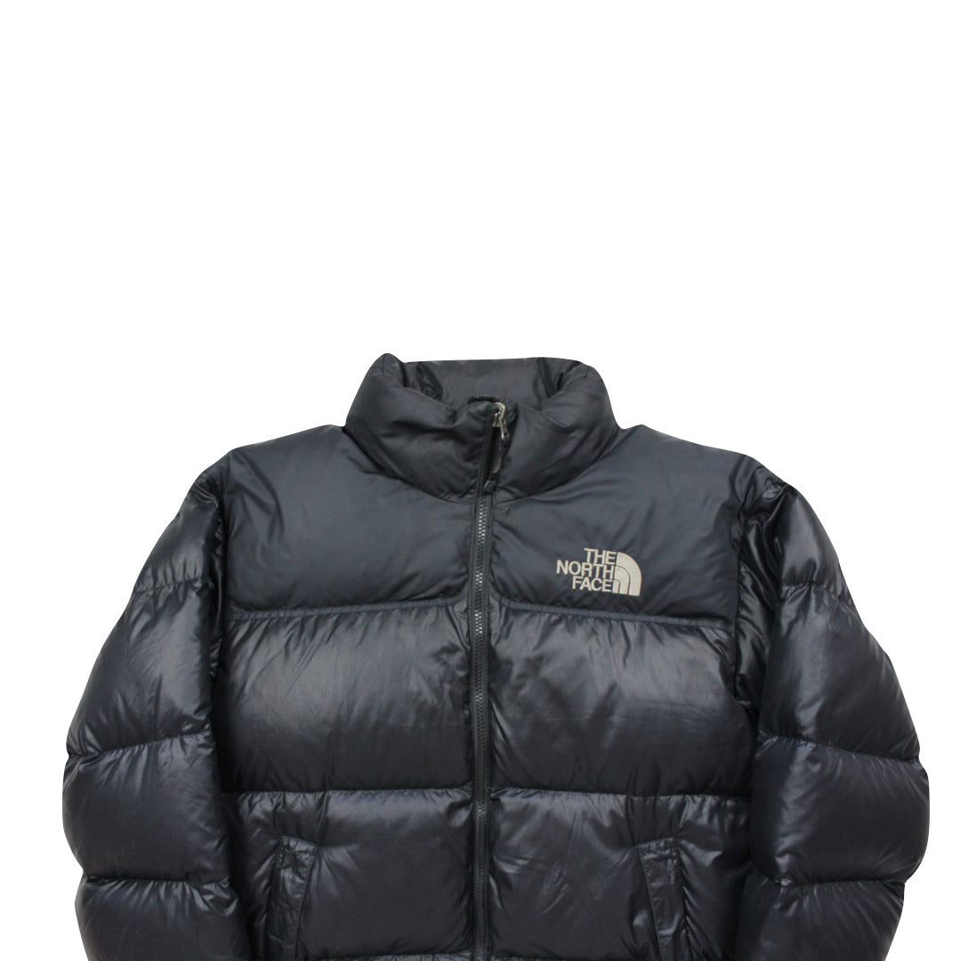 The North Face Black Puffer Jacket WITH PATCHES