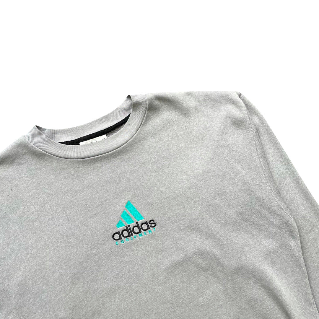 Adidas equipment sweatshirt grey sale