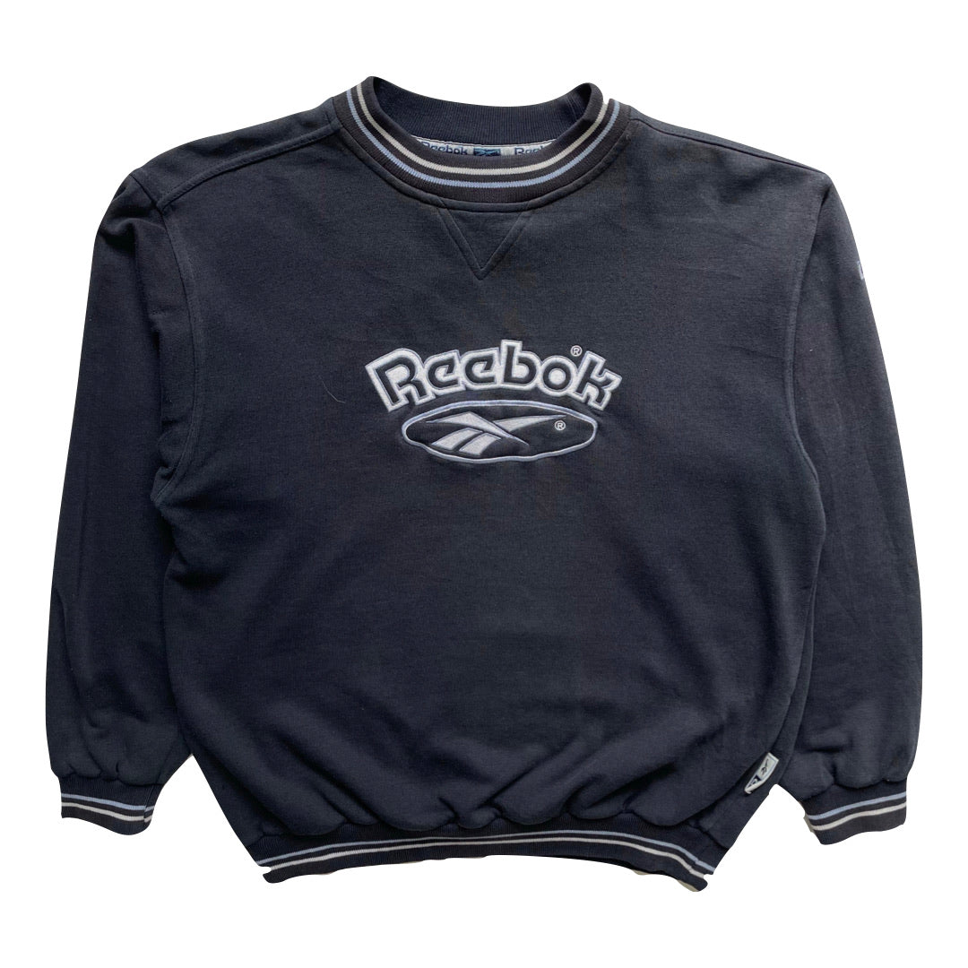 Reebok Navy Blue Sweatshirt We Vintage