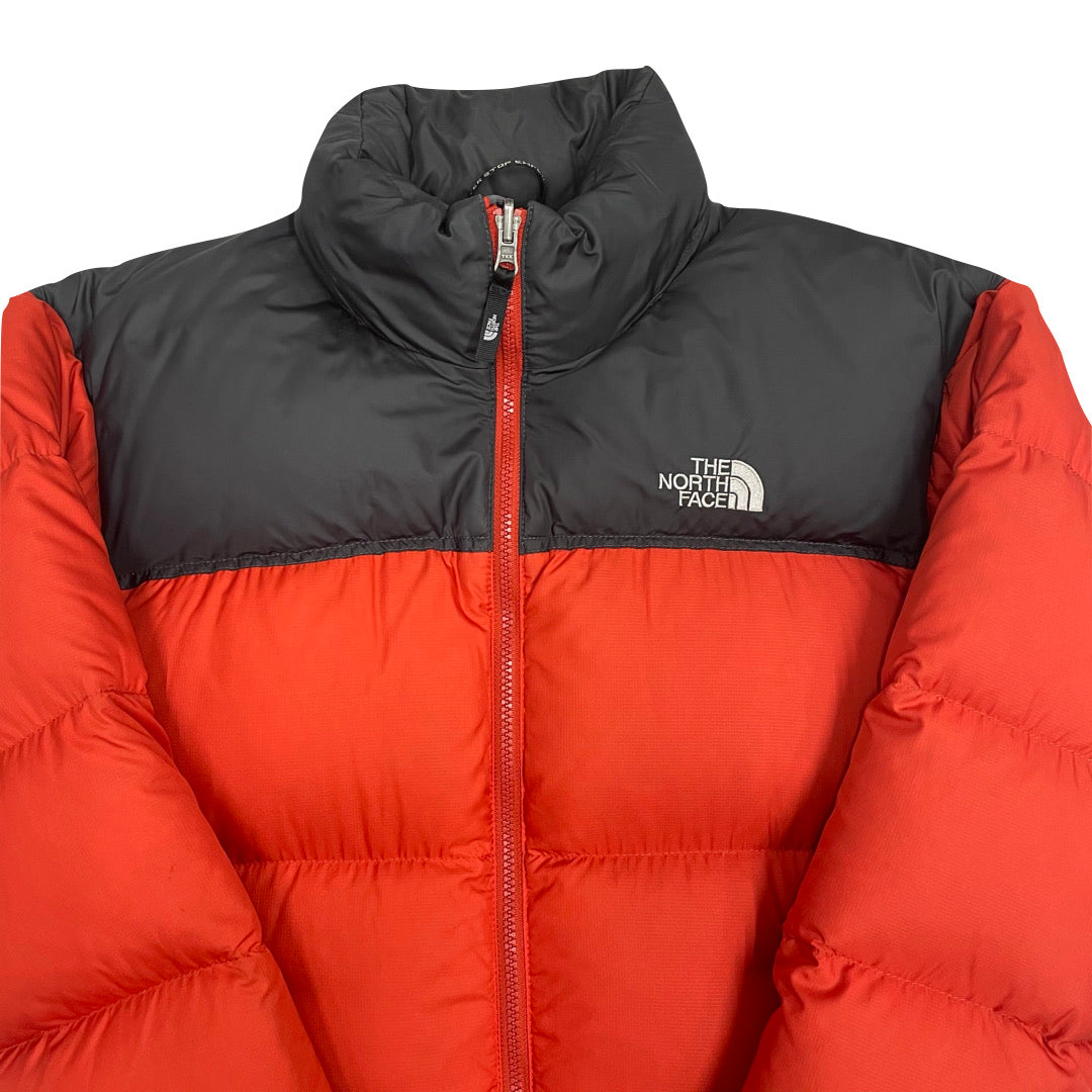The North Face Burnt Red / Orange Puffer Jacket