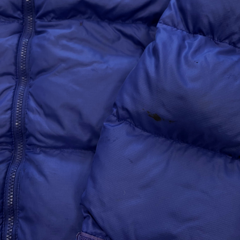 The North Face Light Purple Puffer Jacket WITH STAIN & REPAIR