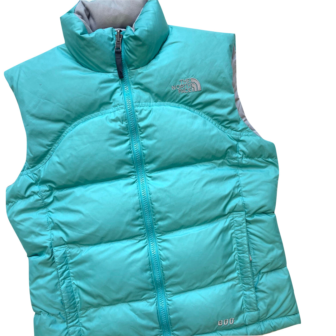 Mint blue north face best sale