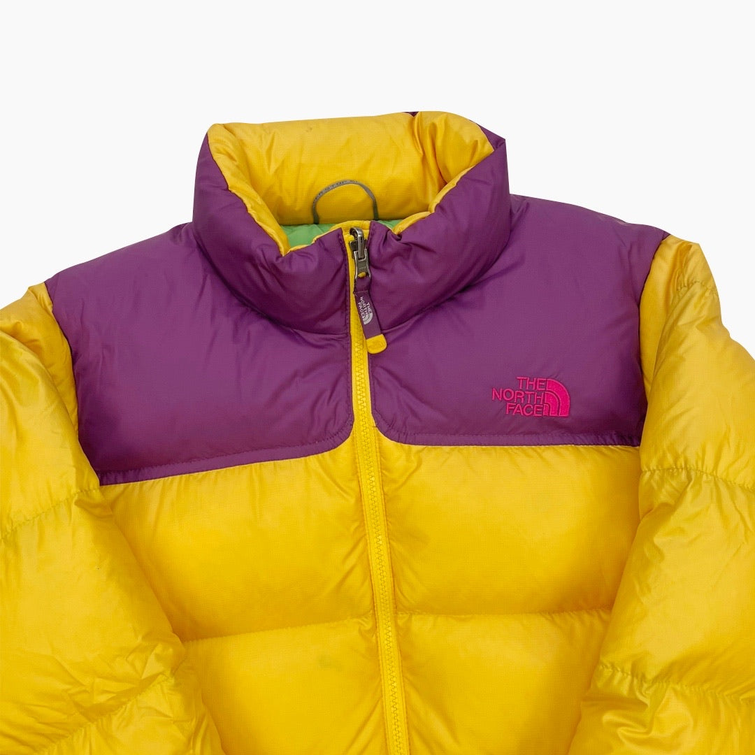 The North Face Women’s Yellow/Purple Puffer Jacket