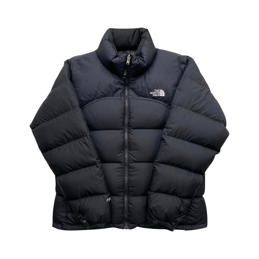 Matte black puffer jacket best sale