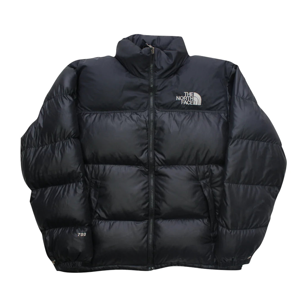 The North Face Black Puffer Jacket WITH SMALL REPAIRS