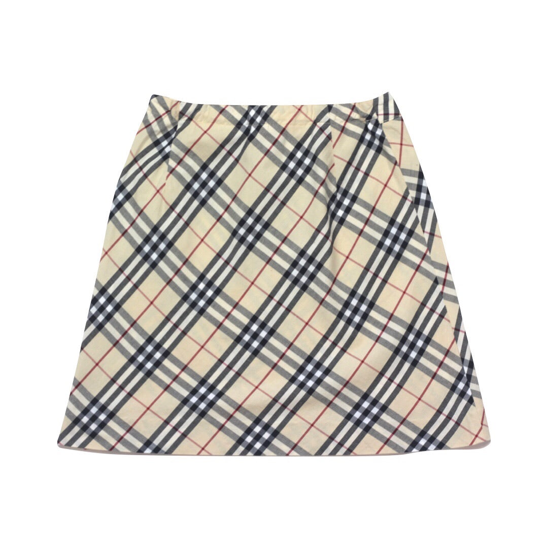 Burberry London Nova Check Knee-Length Skirt - Size 12