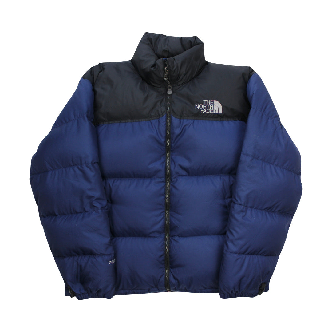The North Face Matte Navy Blue Puffer Jacket