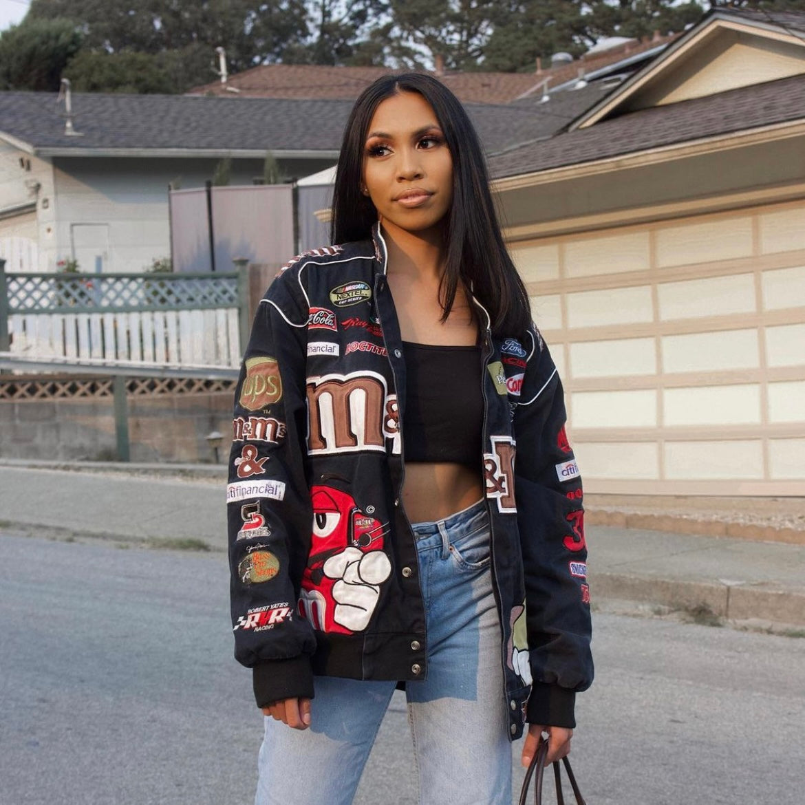 Racing Jacket Madison Beer Nascar Jacket Trend Vintage M&M