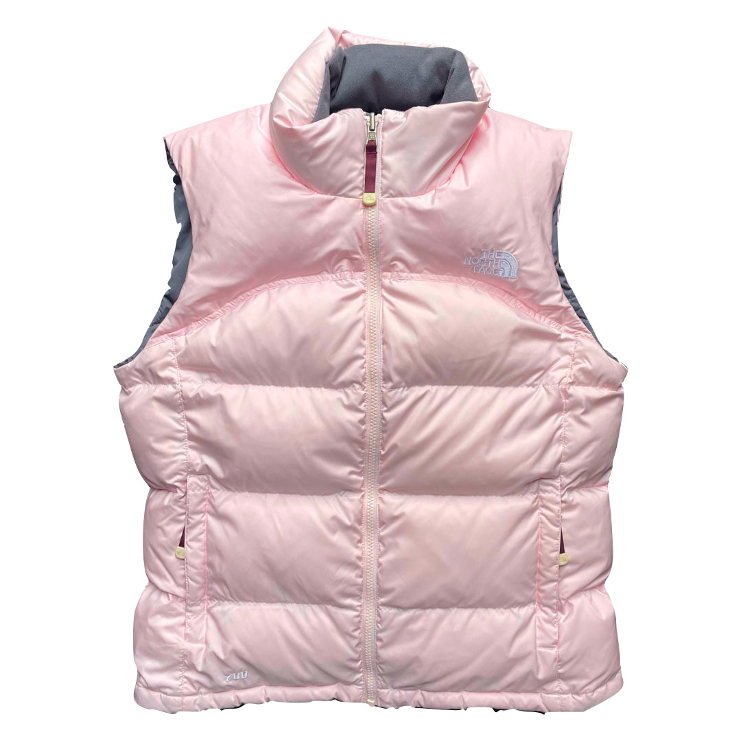 The North Face Women s Baby Pink Gilet Puffer Jacket