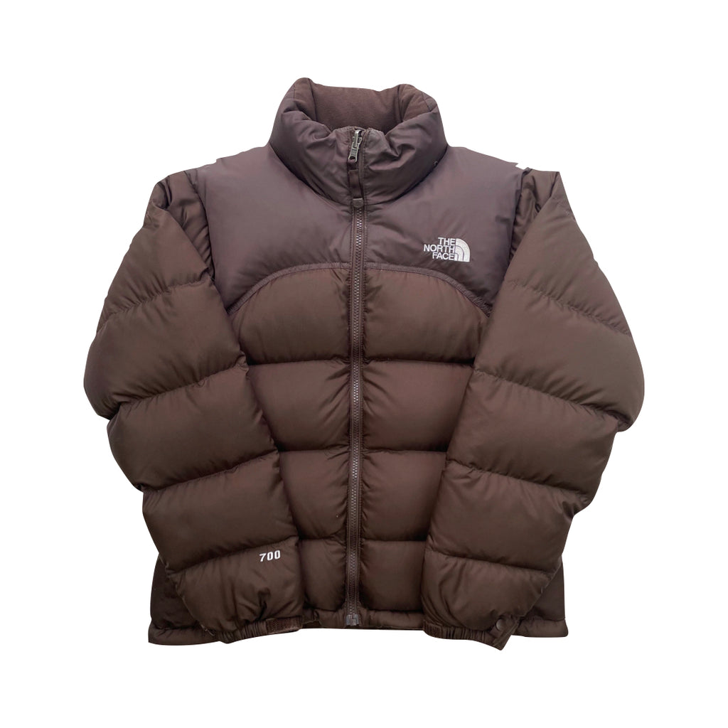 Vintage The North Face Brown Womens Puffer Jacket