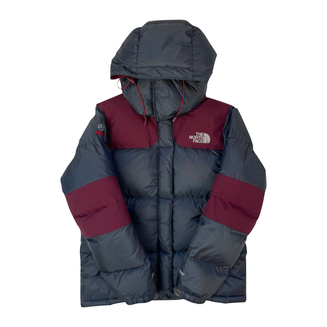 Women’s The North Face Dark Grey & Burgundy Red Baltoro Puffer Jacket
